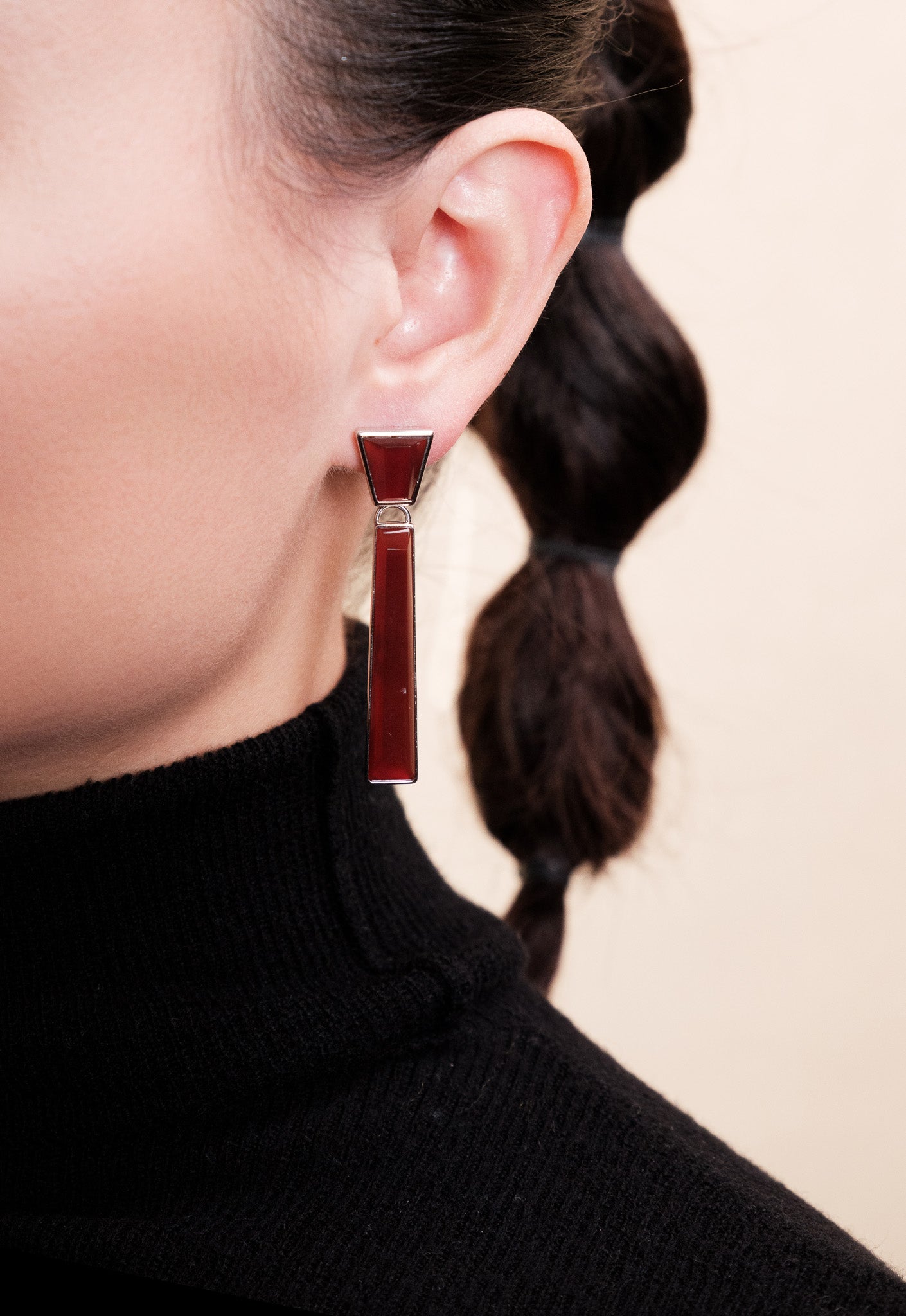  AESTH & UTIL PILLAR MULTIWAY PENDANT STUD EARRINGS |  TROVE & TONE