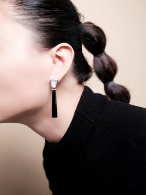  AESTH & UTIL PILLAR MULTIWAY PENDANT STUD EARRINGS |  TROVE & TONE