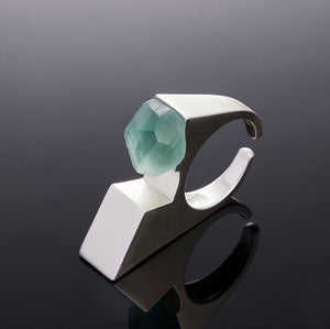 700QiBai VERTEX ARCHITECTURAL CRYSTAL RING  |  TROVE & TONE