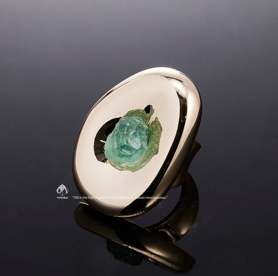 700QiBai OVUM LUMINOUS CRYSTAL RING  |  TROVE & TONE