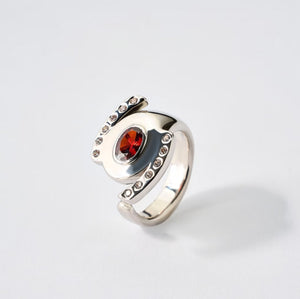 700QiBai CANCER ZODIAC BIRTHSTONE RING  |  TROVE & TONE