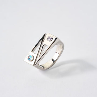700QiBai GEMINI ZODIAC BIRTHSTONE RING  |  TROVE & TONE