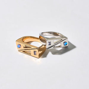 700QiBai GEMINI ZODIAC BIRTHSTONE RING  |  TROVE & TONE