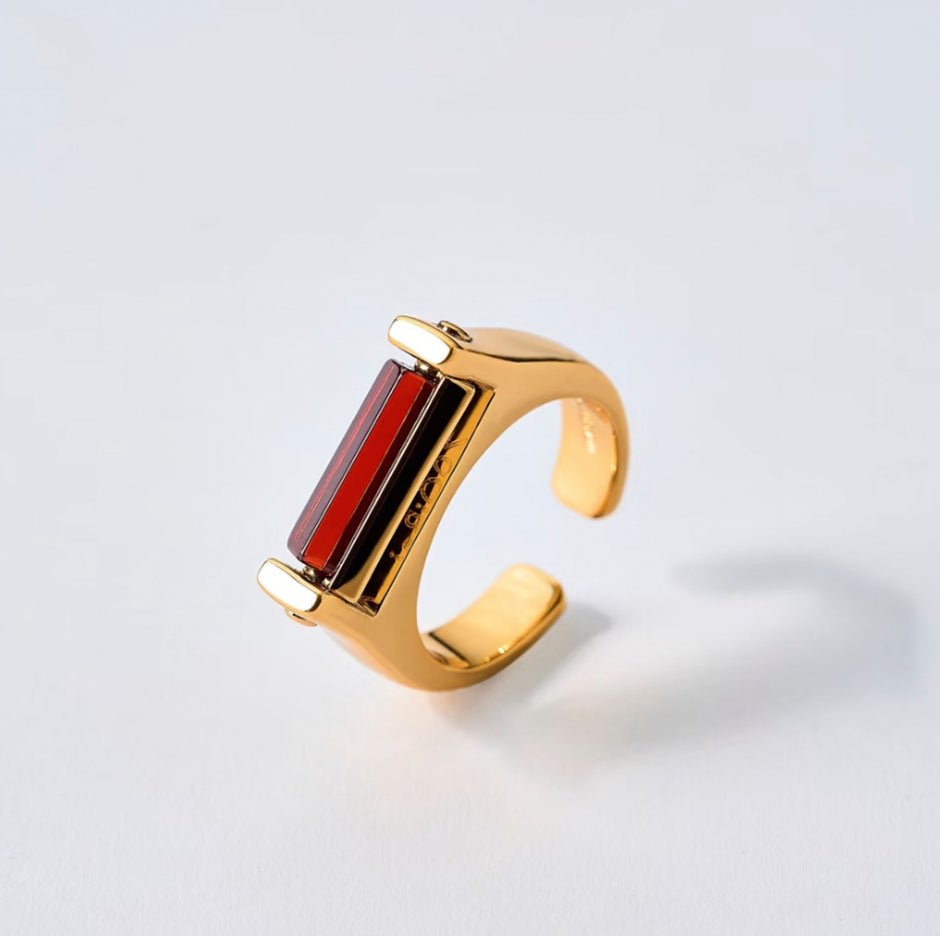 700QiBai CAPRICORN BIRTHSTONE ZODIAC RING  |  TROVE & TONE