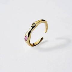 700QiBai GLOW RADIANT STONE RING  |  TROVE & TONE