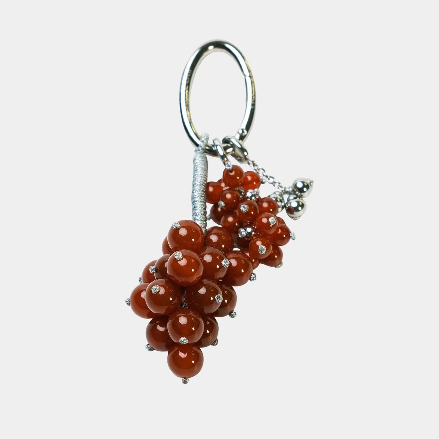  AESTH & UTIL RED AGATE GRAPE MULTIWAY BAG CHARM |  TROVE & TONE