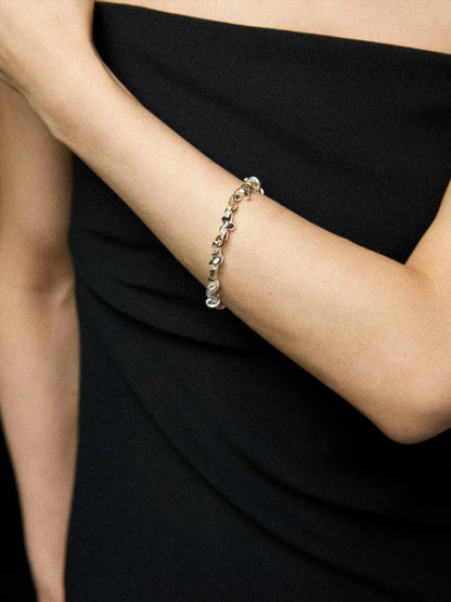  Limb TWO-TONE RIBBON CHAIN BRACELET |  TROVE & TONE