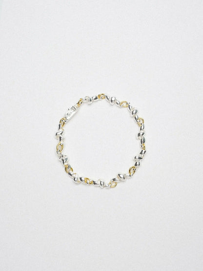  Limb TWO-TONE RIBBON CHAIN BRACELET |  TROVE & TONE