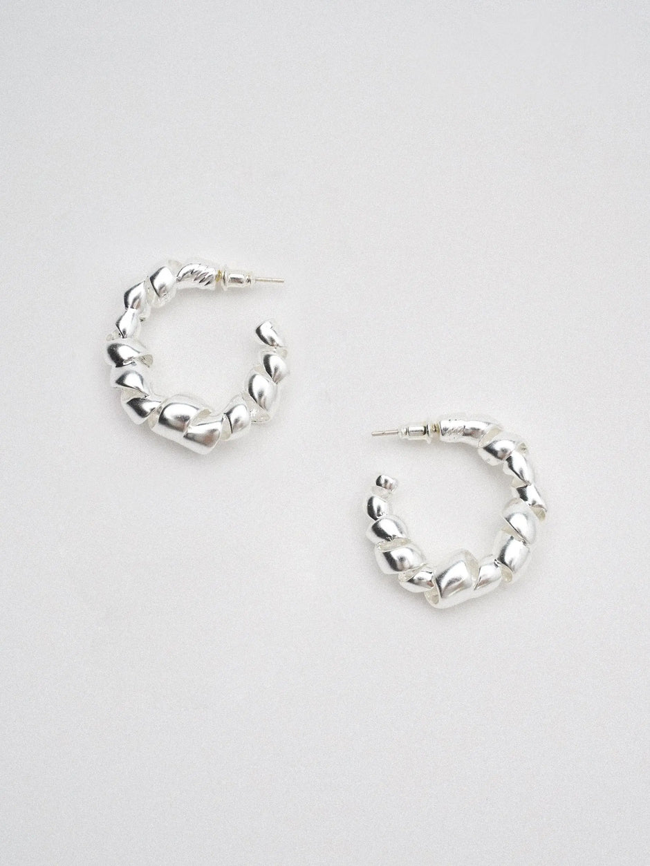  Limb SCULPTURAL SPIRAL RIBBON EARRINGS |  TROVE & TONE