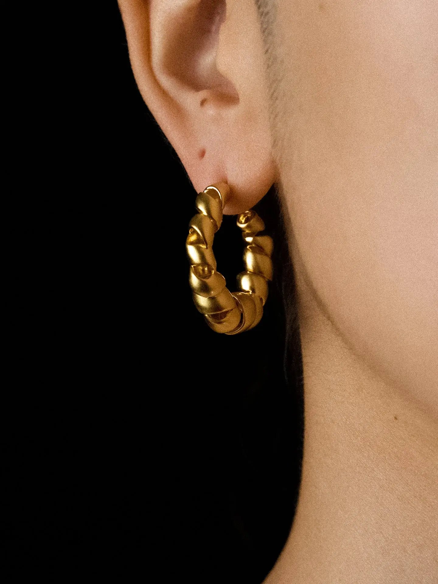 Limb SCULPTURAL SPIRAL RIBBON EARRINGS |  TROVE & TONE