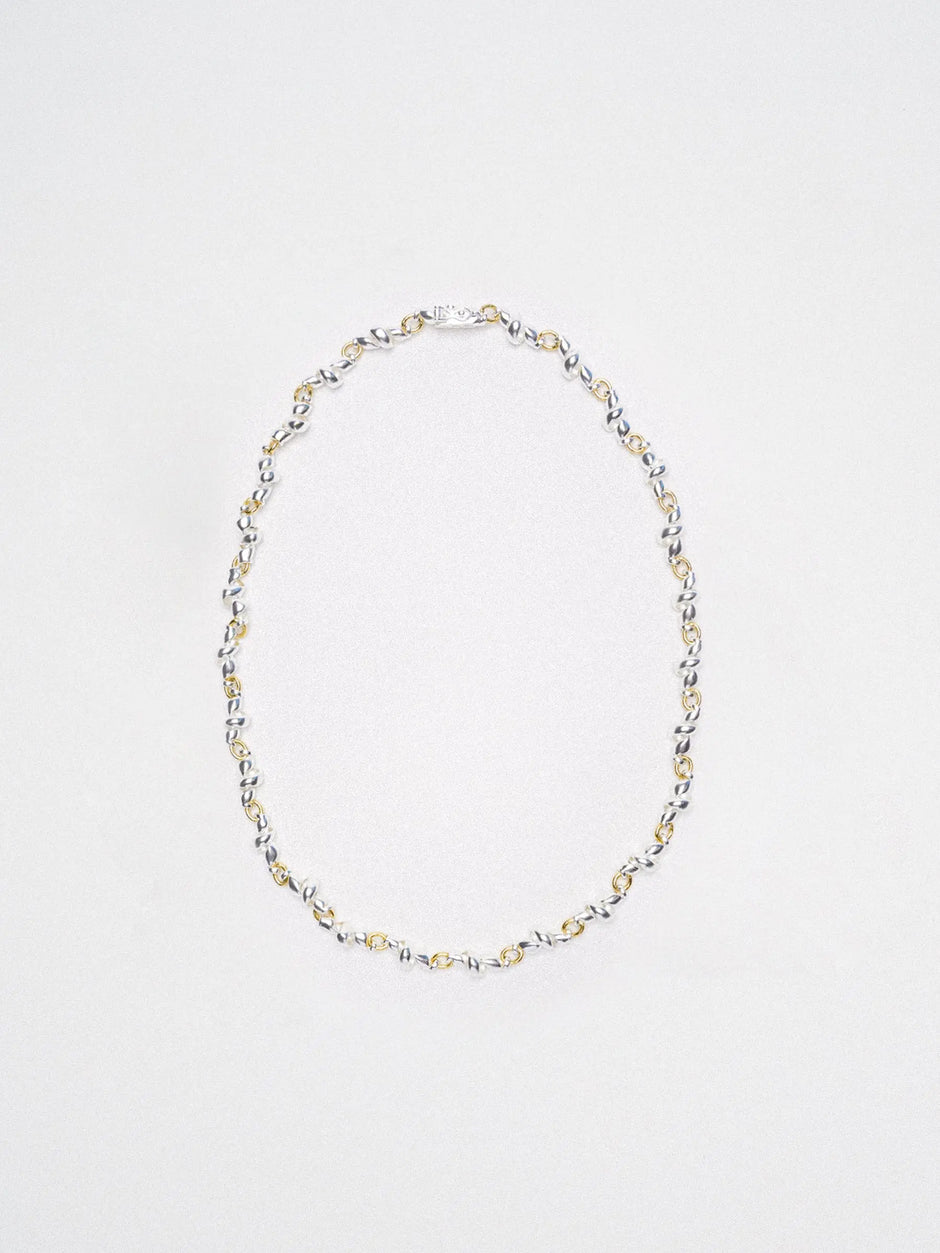  Limb TWO-TONE RIBBON CHAIN NECKLACE |  TROVE & TONE