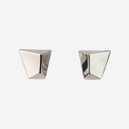  AESTH & UTIL RIDGE TRAPEZOID STUD EARRINGS |  TROVE & TONE
