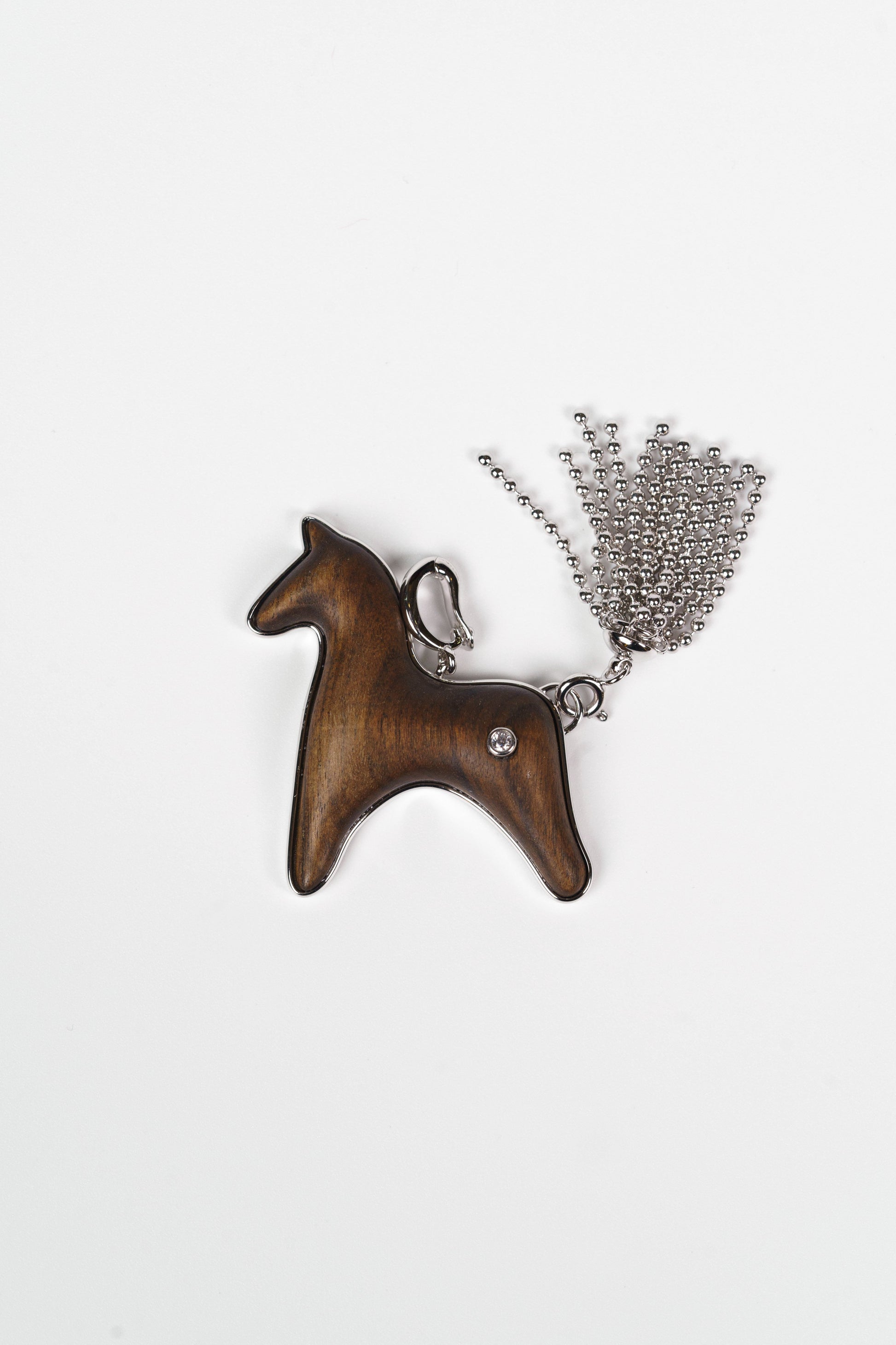  AESTH & UTIL SANDALWOOD DIVINE HORSE LONG NECKLACE |  TROVE & TONE