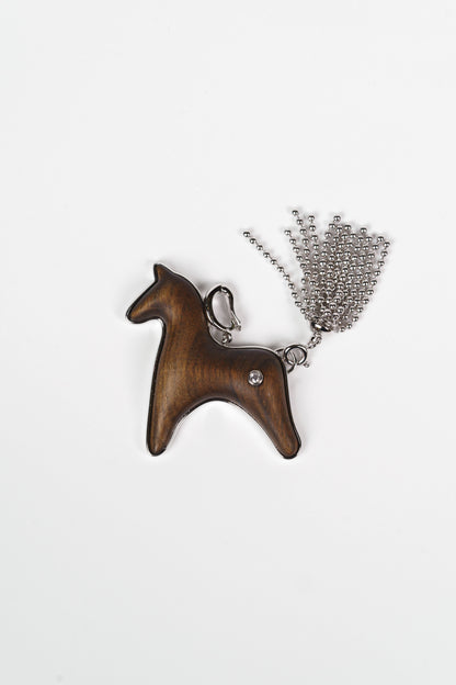  AESTH & UTIL SANDALWOOD DIVINE HORSE LONG NECKLACE |  TROVE & TONE