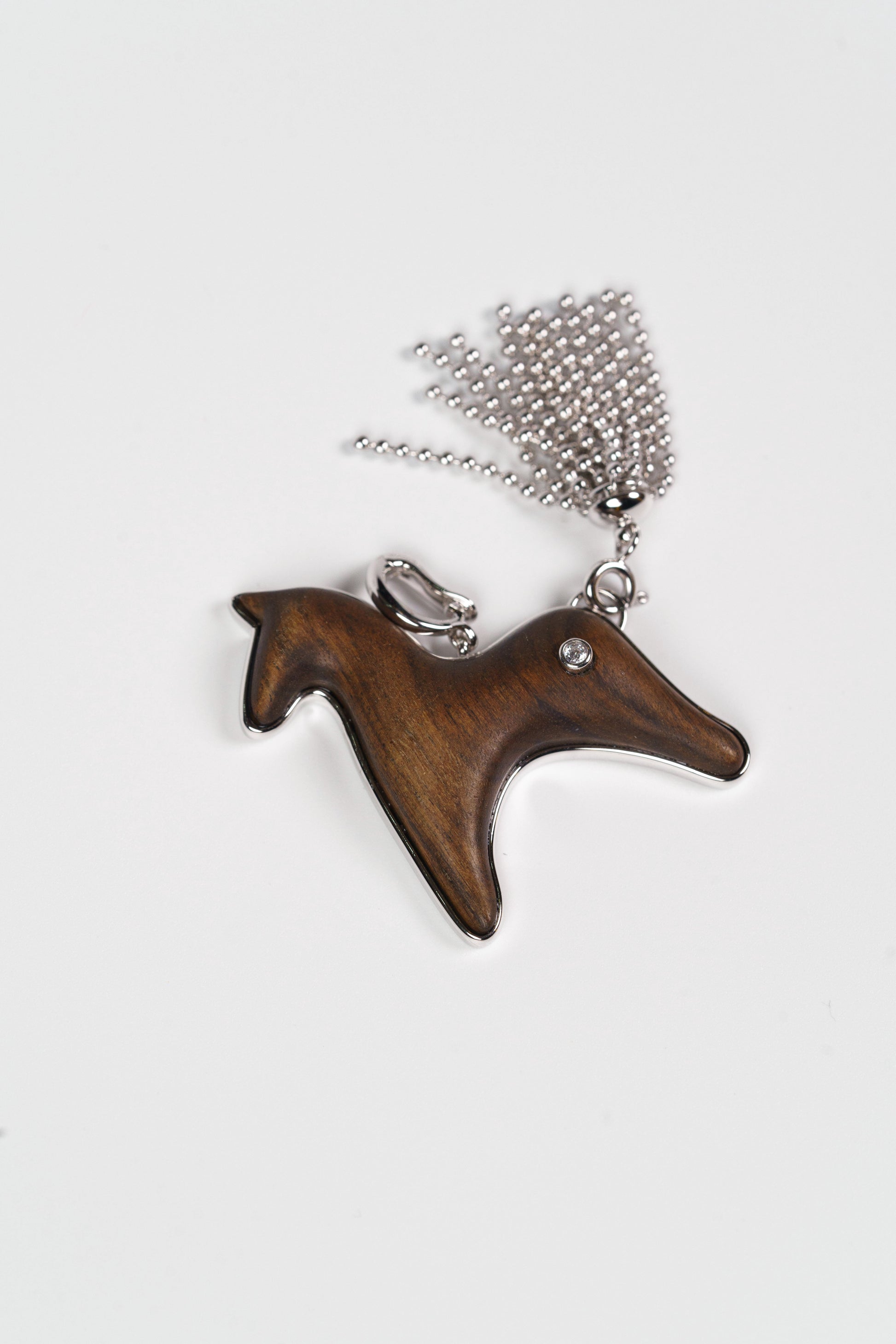  AESTH & UTIL SANDALWOOD DIVINE HORSE LONG NECKLACE |  TROVE & TONE