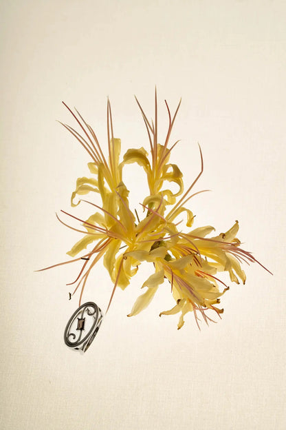  WANYEE CRAFT SCROLL PATTERN SMOKY QUARTZ RING |  TROVE & TONE