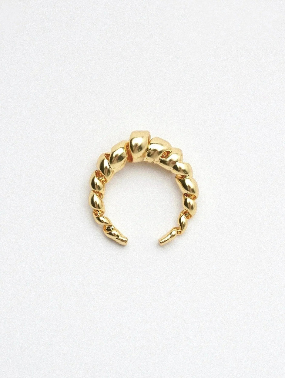  Limb SCULPTURAL SPIRAL RIBBON RING |  TROVE & TONE