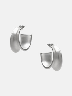  Limb SCULPTURAL WIDE C-HOOP STUD EARRINGS |  TROVE & TONE