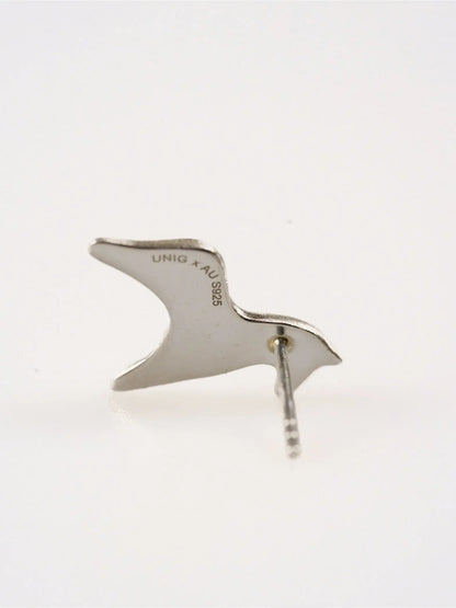 AESTH & UTIL SILVER DOUBLE PONY STUD EARRINGS |  TROVE & TONE