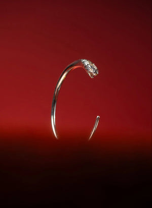  AESTH & UTIL SNAKE STERLING SILVER CUFF BRACELET |  TROVE & TONE