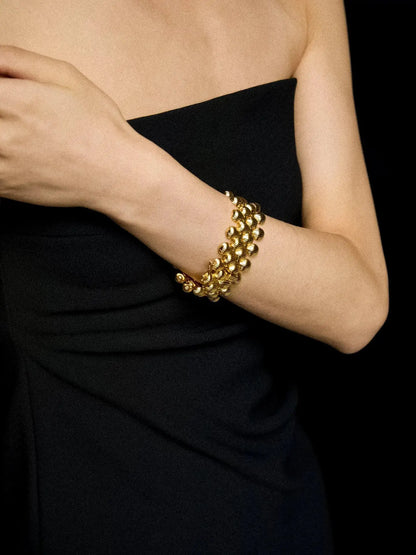  Limb INTERLACED TEXTURED WIDE BRACELET |  TROVE & TONE