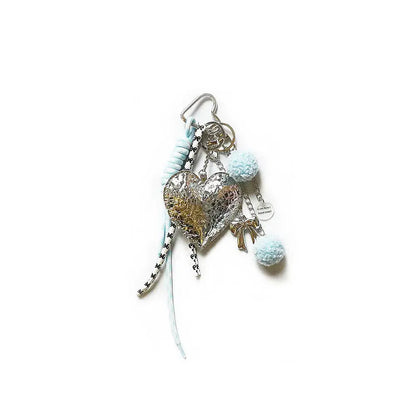 Sweet Star & Heart Bag Charm
