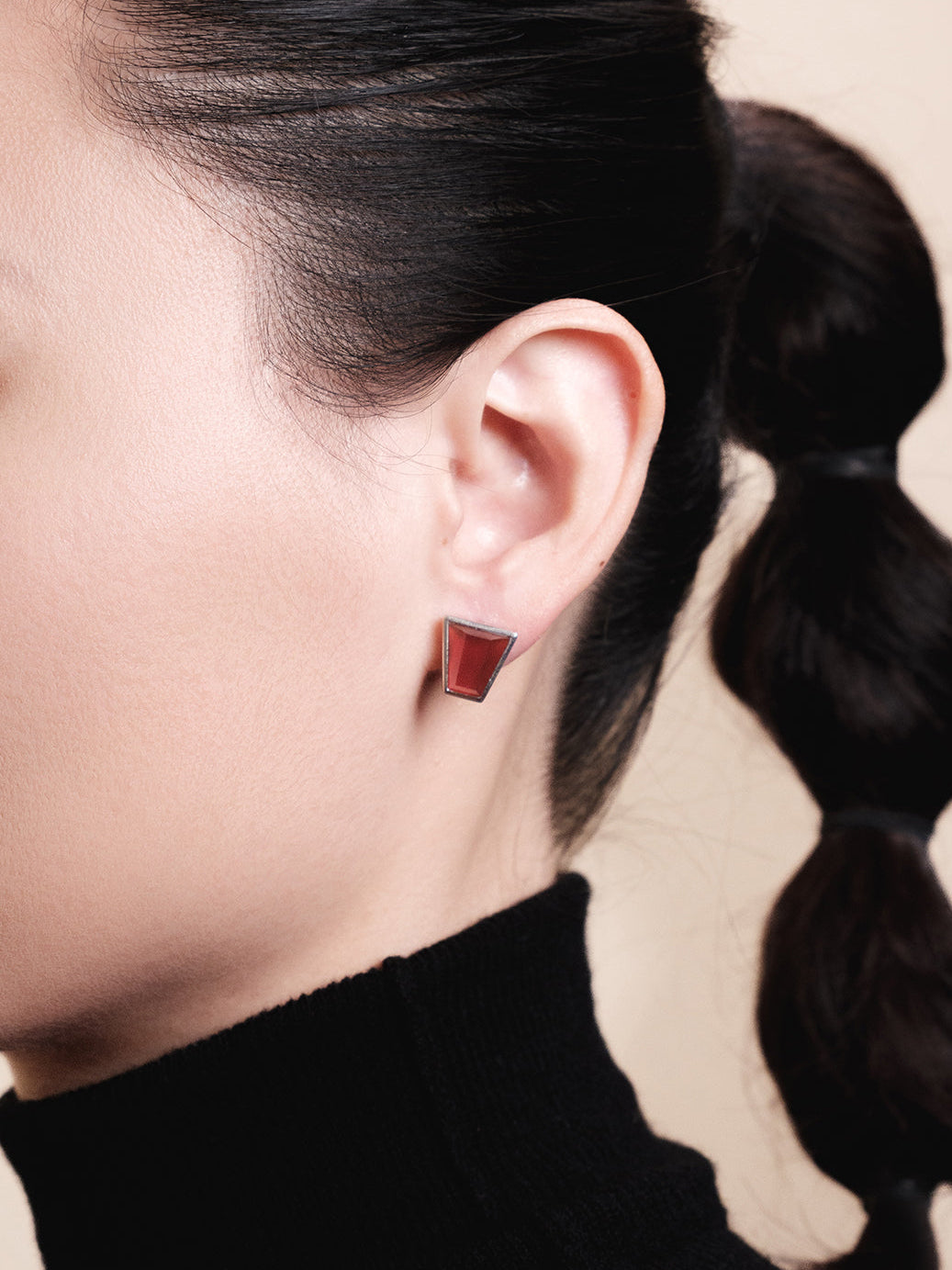  AESTH & UTIL TRAPEZOID MULTIWAY STUD EARRINGS |  TROVE & TONE