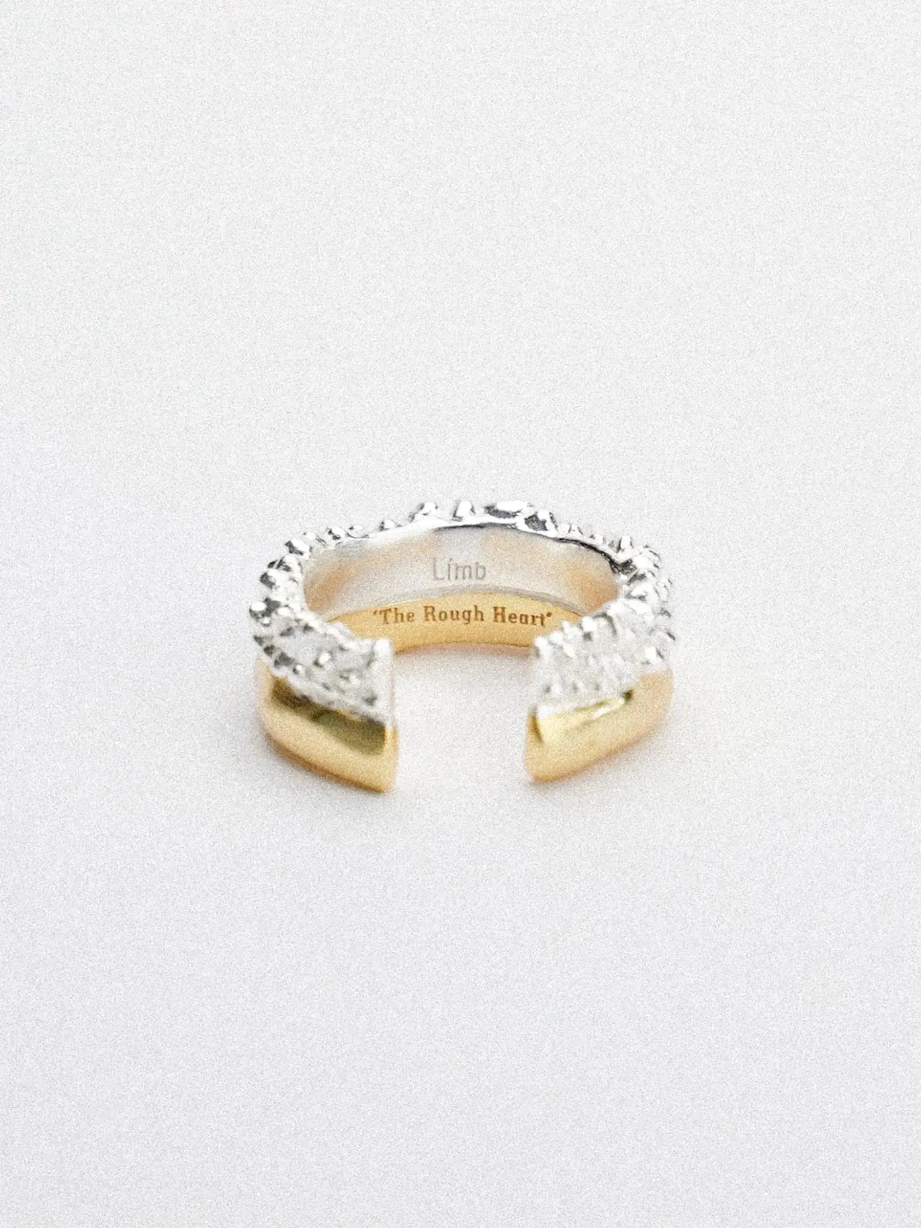  Limb IRREGULAR MOLTEN TWO-TONE OPEN RING |  TROVE & TONE