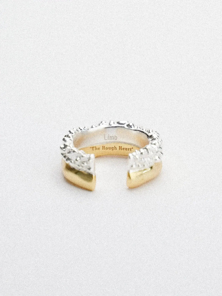  Limb IRREGULAR MOLTEN TWO-TONE OPEN RING |  TROVE & TONE