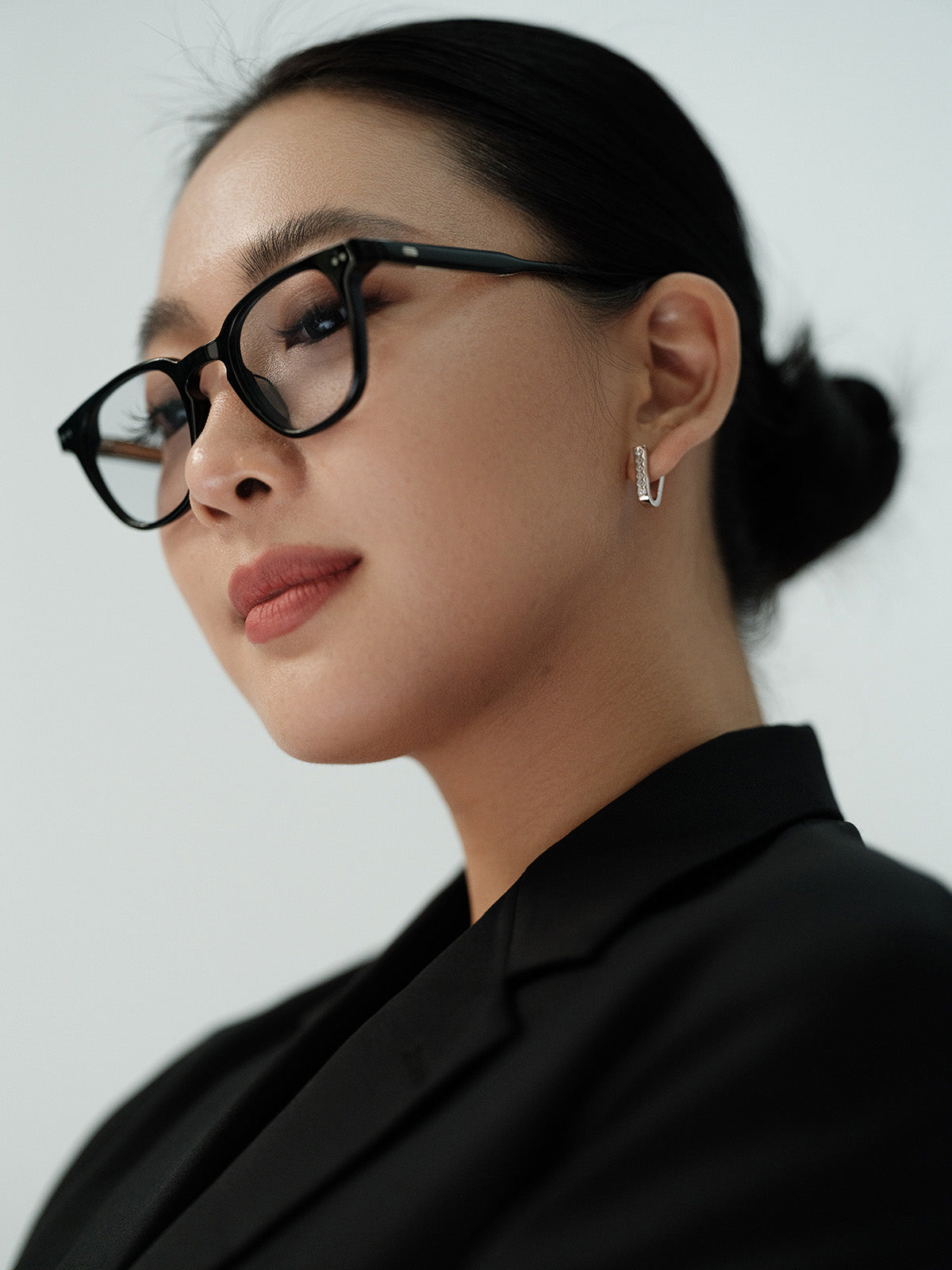  AESTH & UTIL TWO TONE REVERSIBLE SILVER HOOP EARRINGS |  TROVE & TONE