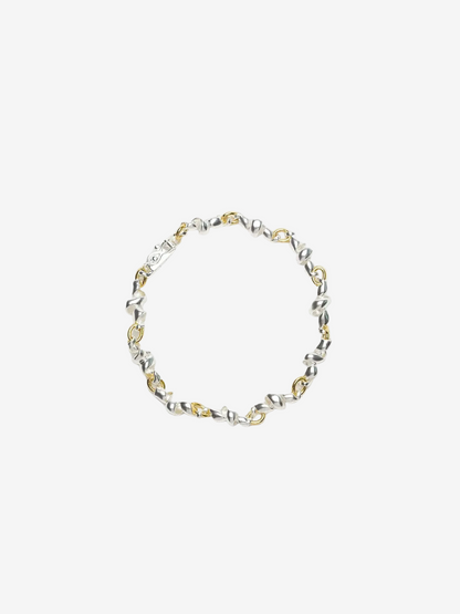  Limb TWO-TONE RIBBON CHAIN BRACELET |  TROVE & TONE