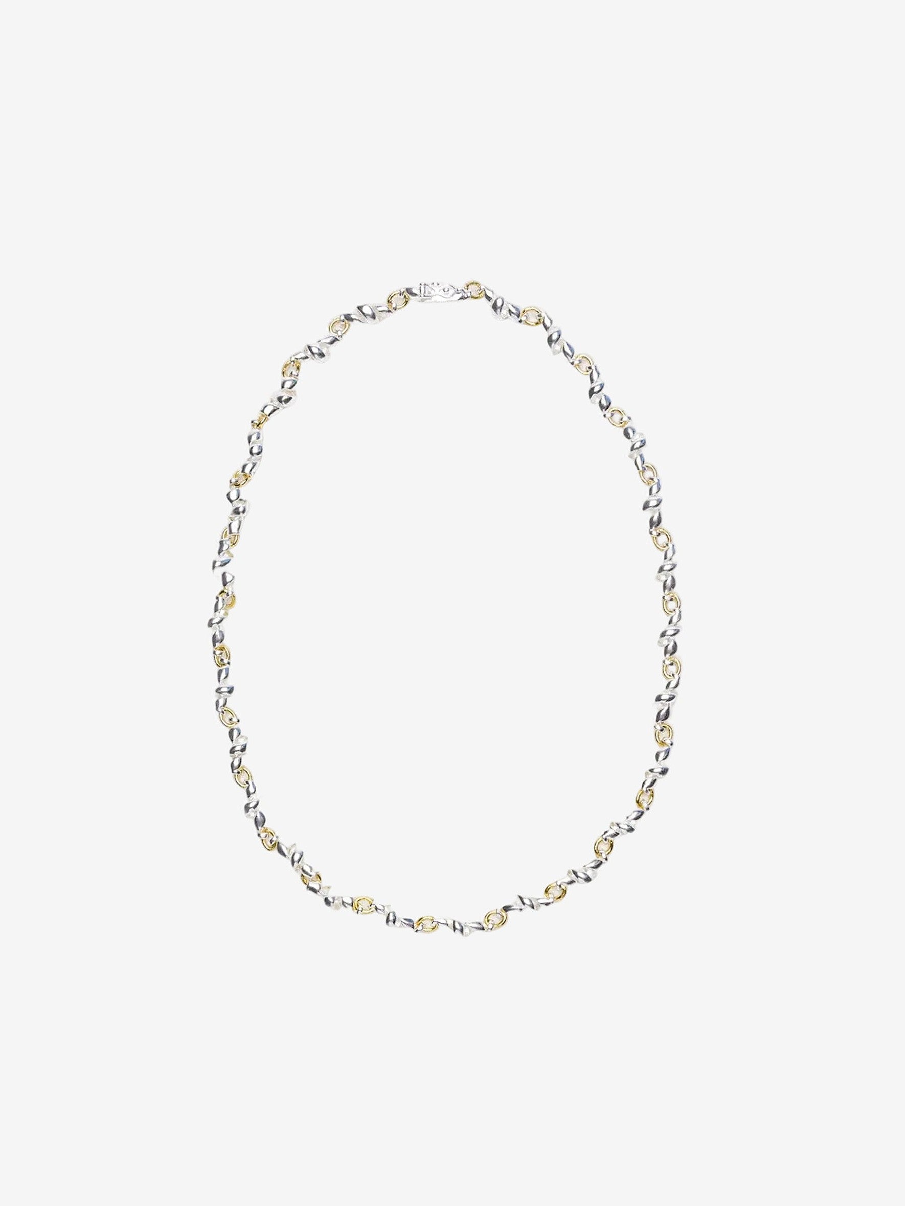  Limb TWO-TONE RIBBON CHAIN NECKLACE |  TROVE & TONE