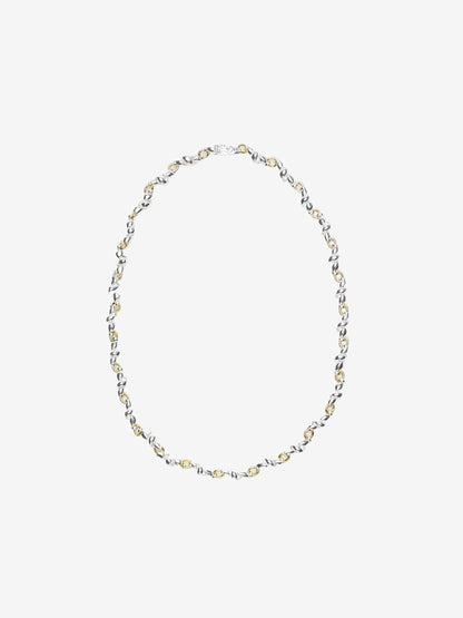  Limb TWO-TONE RIBBON CHAIN NECKLACE |  TROVE & TONE