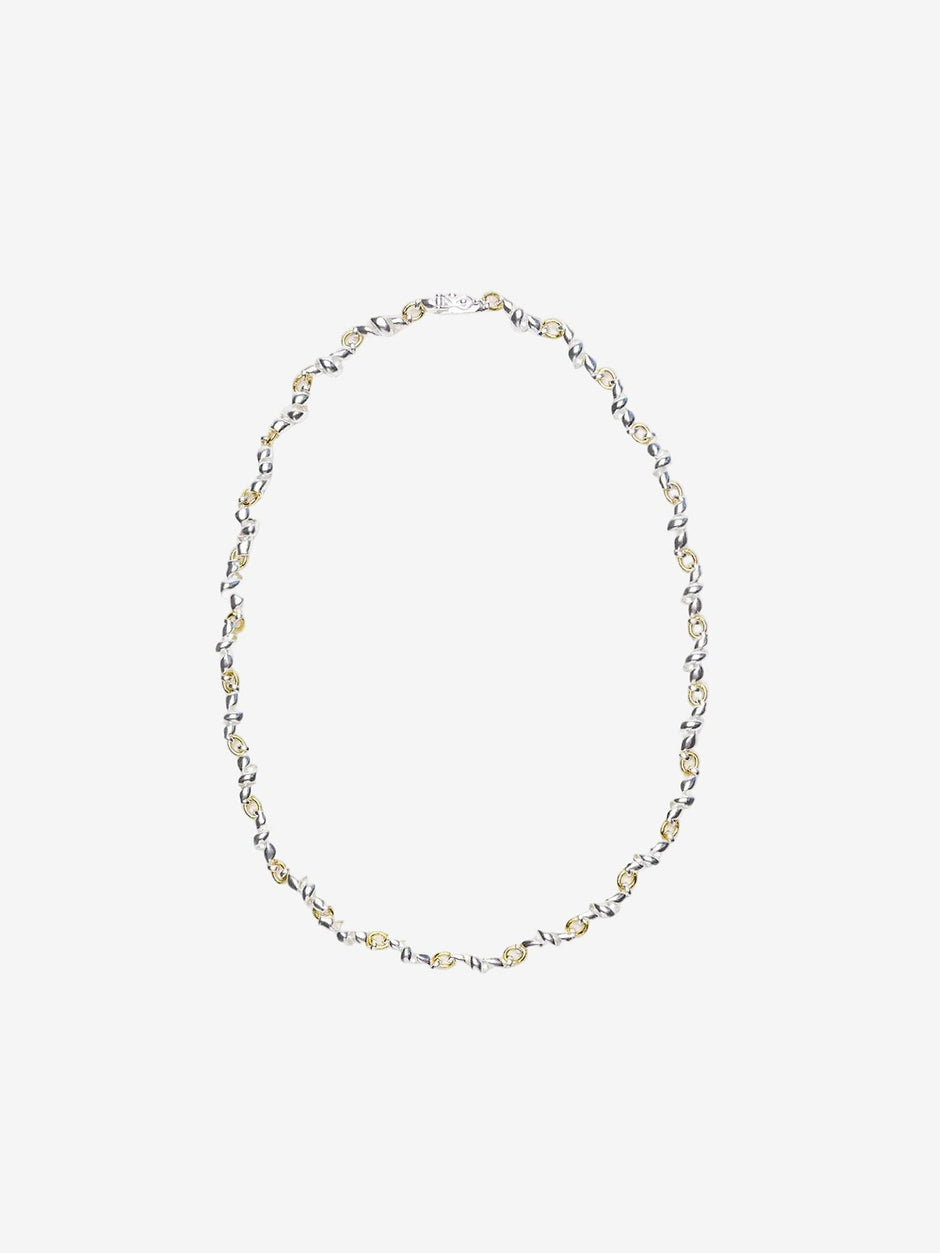  Limb TWO-TONE RIBBON CHAIN NECKLACE |  TROVE & TONE
