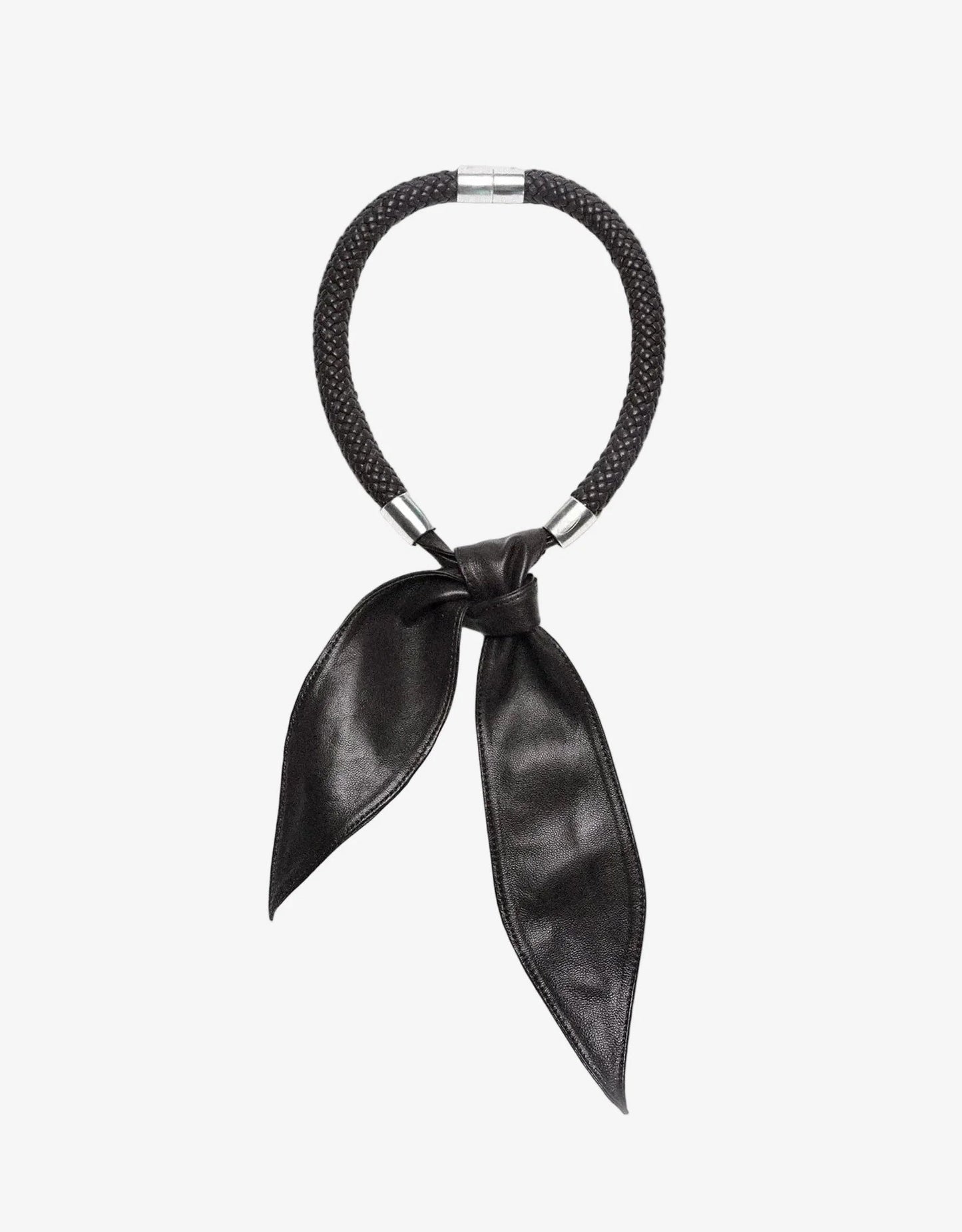  Limb WOVEN LAMBSKIN SCARF NECKLACE |  TROVE & TONE