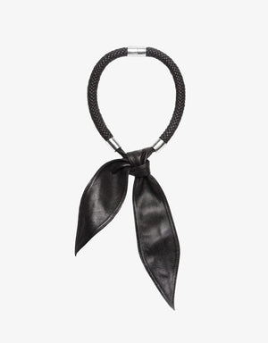 Limb WOVEN LAMBSKIN SCARF NECKLACE |  TROVE & TONE