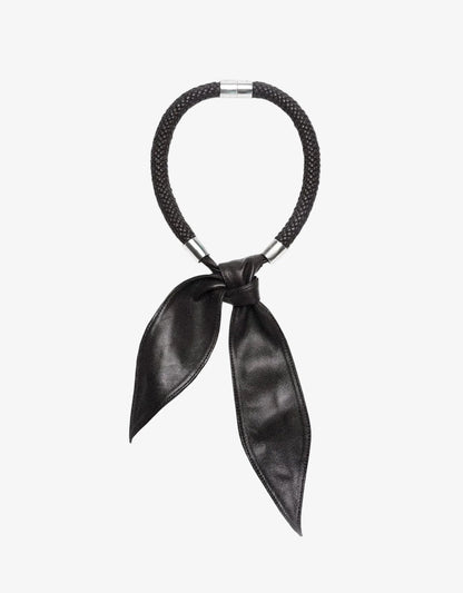  Limb WOVEN LAMBSKIN SCARF NECKLACE |  TROVE & TONE
