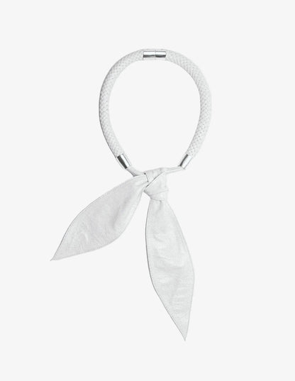  Limb WOVEN LAMBSKIN SCARF NECKLACE |  TROVE & TONE