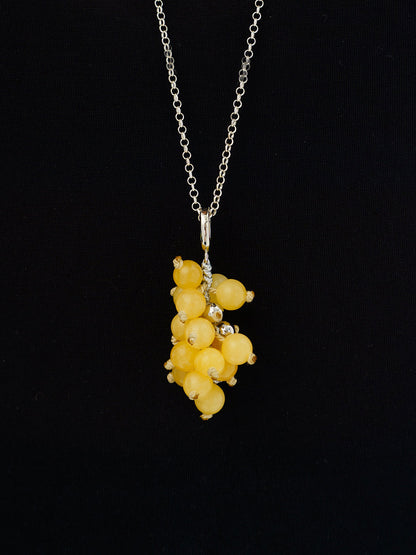  AESTH & UTIL YELLOW AMBER GRAPE MULTIWAY BAG CHARM |  TROVE & TONE