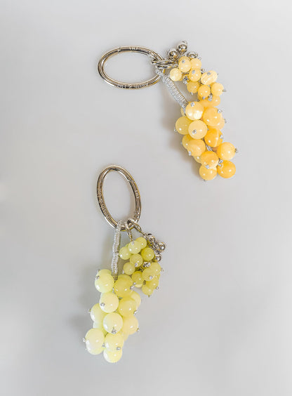  AESTH & UTIL YELLOW AMBER GRAPE MULTIWAY BAG CHARM |  TROVE & TONE