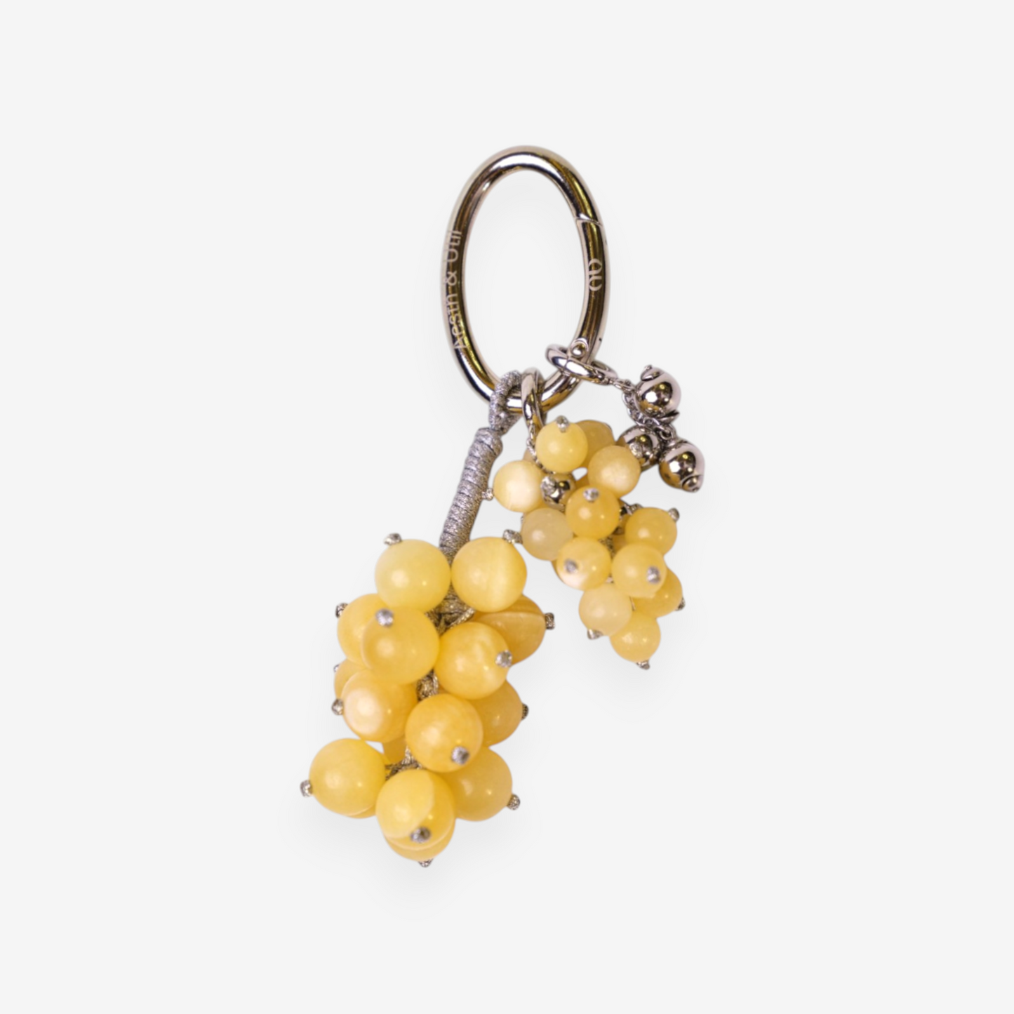  AESTH & UTIL YELLOW AMBER GRAPE MULTIWAY BAG CHARM |  TROVE & TONE