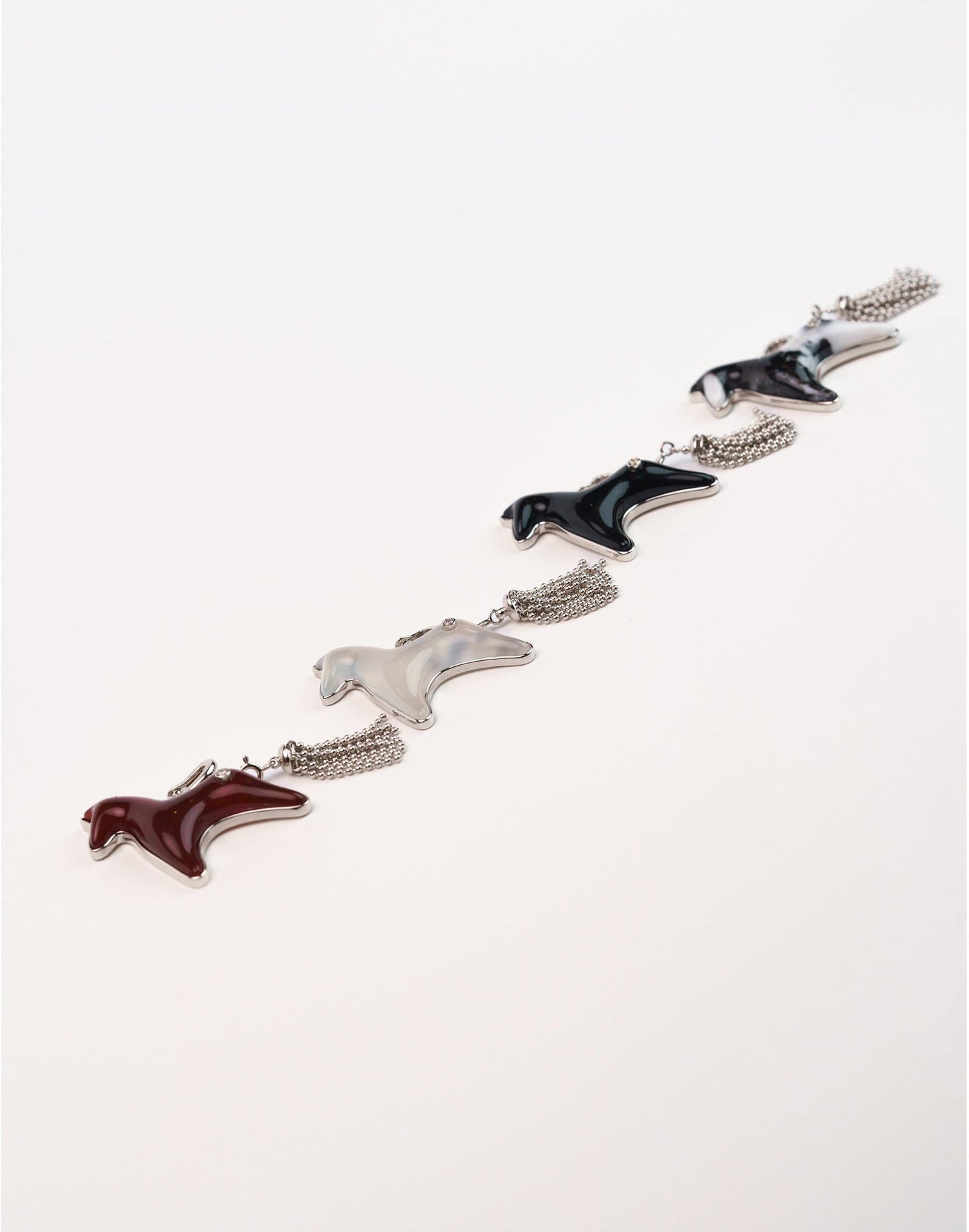  AESTH & UTIL ZEBRA STONE DIVINE HORSE LONG NECKLACE |  TROVE & TONE