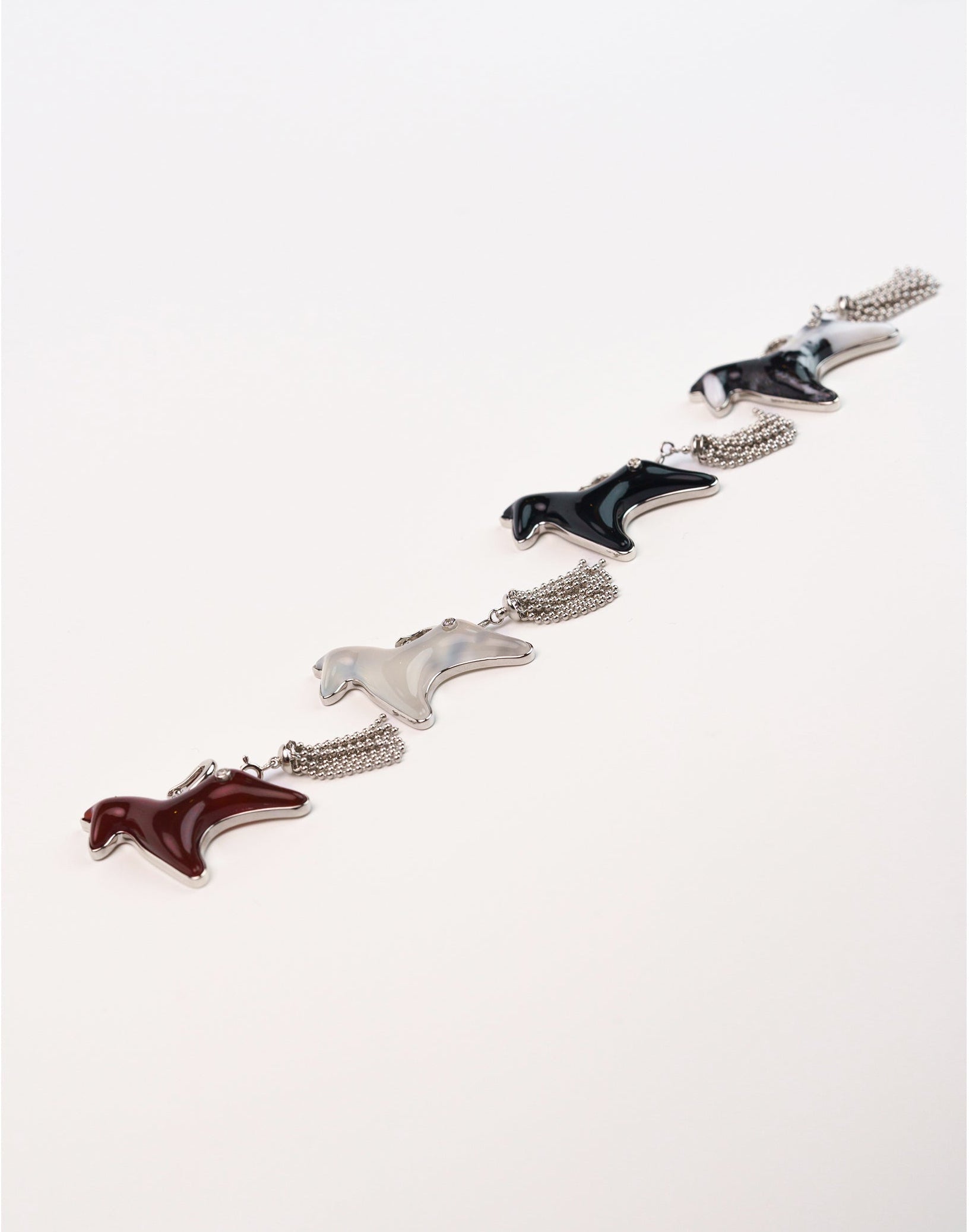  AESTH & UTIL ZEBRA STONE DIVINE HORSE LONG NECKLACE |  TROVE & TONE