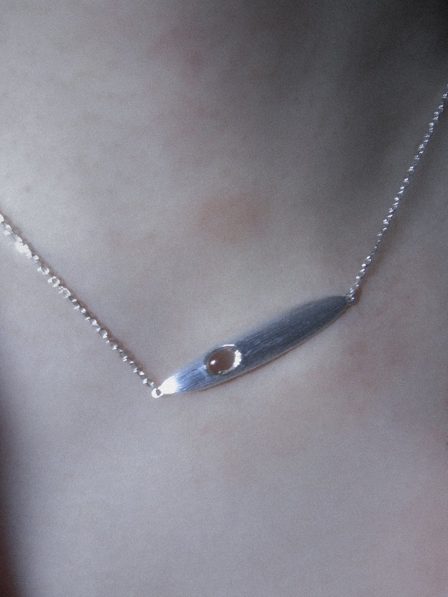  ON IISLAND CONVERTIBLE OVAL GEMSTONE CHAIN |  TROVE & TONE