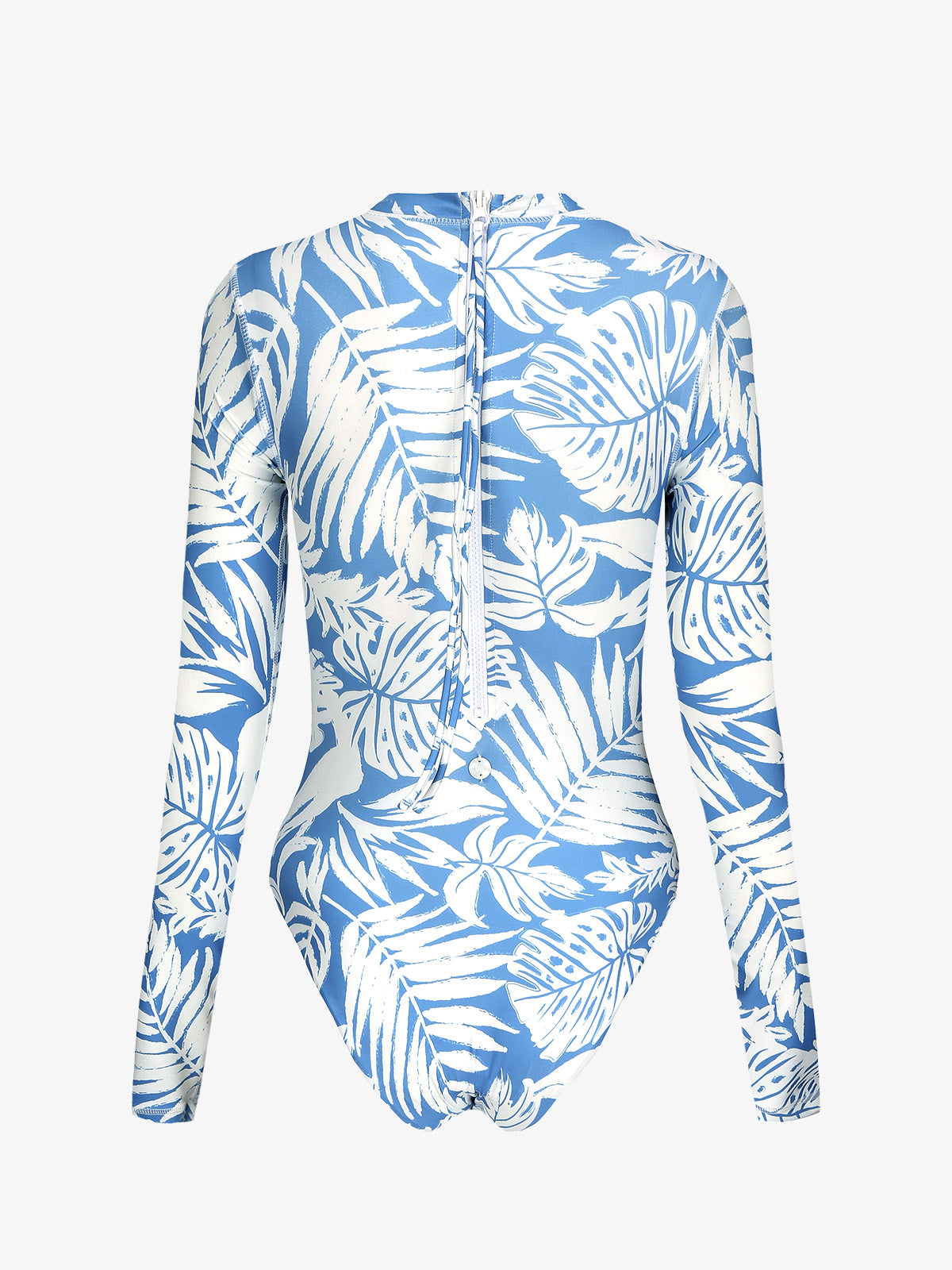 Wavvves FULL-BACK ZIP-UP LONG SLEEVE SURF SWIMSUIT  |  TROVE & TONE