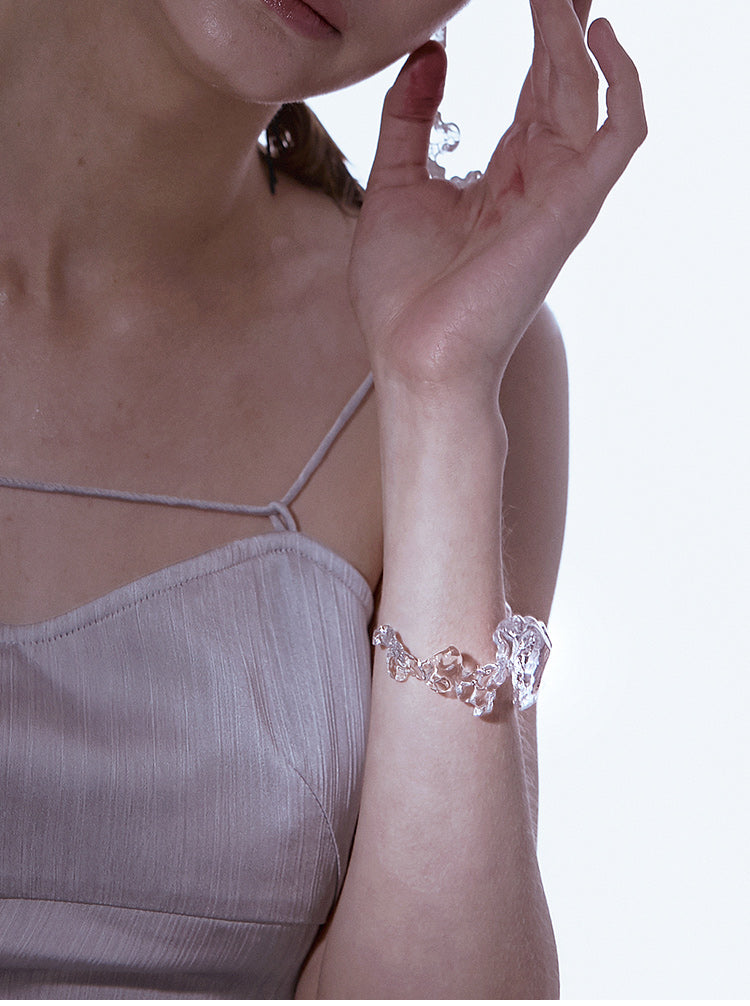 FOSSILIZED DIAMOND BRACELET