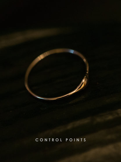 CONTROL POINTS MINIMALIST WATER DROP RING  |  TROVE & TONE