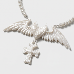 BLESSING HEART PEARL NECKLACE