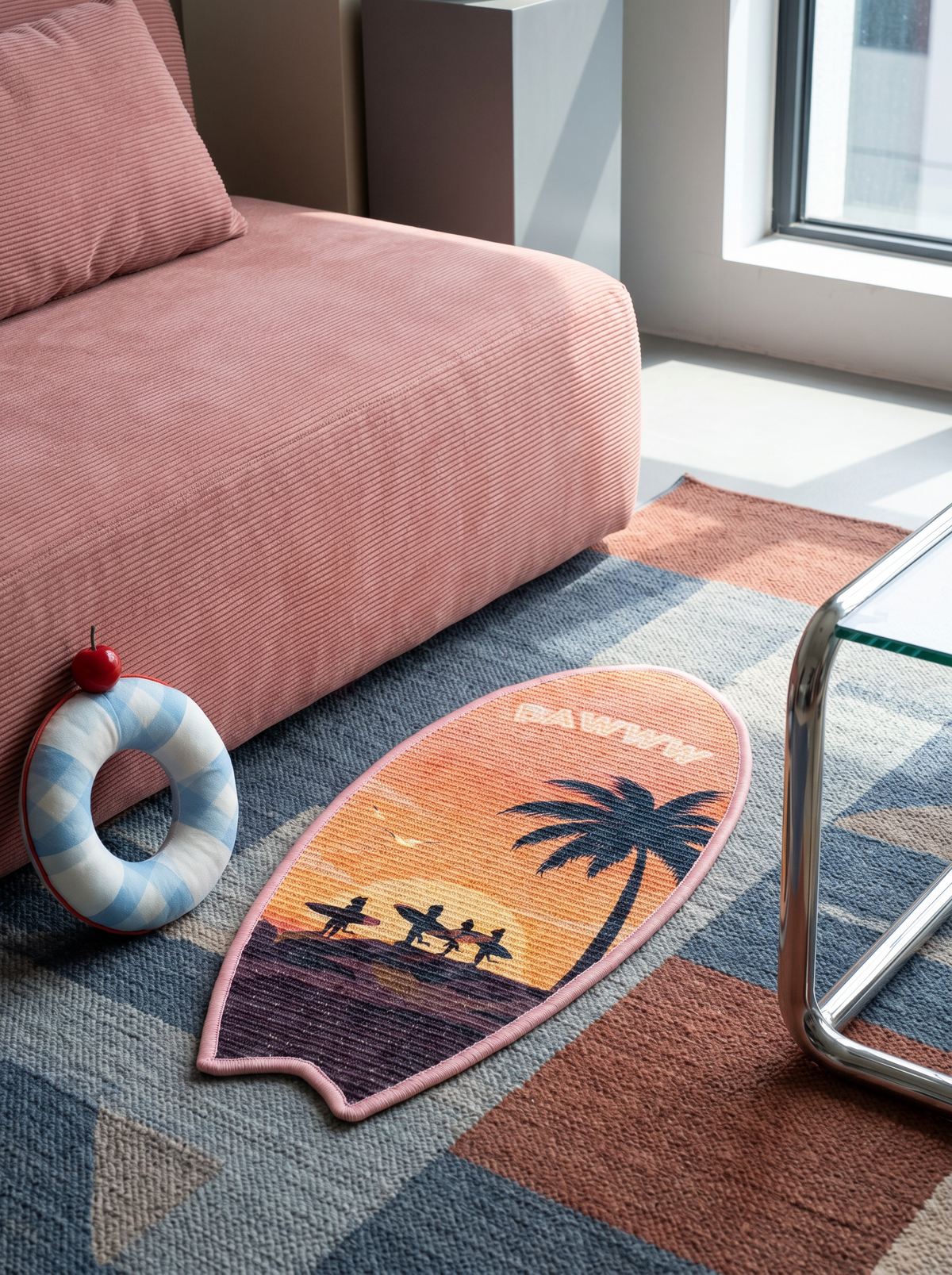 SURFBOARD CAT SCRATCHING MAT