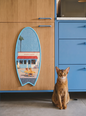 SURFBOARD CAT SCRATCHING MAT